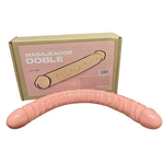 Masajeador dildo doble